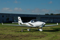 D-EAIY @ EDHE - Aquila A210 parked at Uetersen airfield, Germany - by Van Propeller