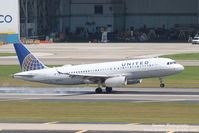 N474UA @ KTPA - United Flight 1890 (N474UA) arrives at Tampa International Airport following flight from Newark-Liberty International Airport
