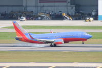 N395SW @ KTPA - Southwest Flight 5 (N395SW) arrives at Tampa International Airport following flight from Memphis International Airport