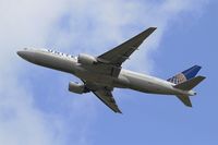 N792UA @ LFPG - Boeing 777-222, Take off rwy 27L, Roissy Charles De Gaulle airport (LFPG-CDG) - by Yves-Q