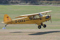 D-EKKA @ EDST - Arriving at the 2016 Hahnweide Oldtimer Fliegertreffen - by alanh