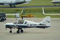 G-BCUO @ EGLF - Scottish Aviation Bulldog Series 120 Model 122 - by Syed Rasheed