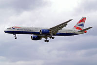 G-CPEN @ EGLL - Boeing 757-236 [28666] (British Airways) Heathrow~G 31/08/2006. On finals 27L. - by Ray Barber