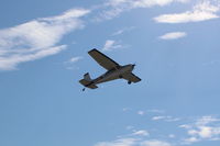 N449 @ SZP - 1969 Cessna 180H SKYWAGON, Continental O-470-A 225 Hp, takeoff climb Rwy 22 - by Doug Robertson