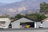 N986BP @ SZP - 2013 Stewart Van's RV-4 'Banana Puddin', Lycoming O-320-D1A 160 Hp, at its hangar - by Doug Robertson