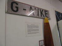 G-AVKE - just the propeller and bit of fuselage material on display - rest in storage - by magnaman