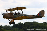 G-AXXV @ EGTH - A Gathering of Moths fly-in at Old Warden - by Chris Hall