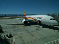 B-2728 @ SJC - Ready to push-back from gate 18 in San Jose, California - by Daniel Sherer