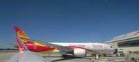 B-2728 @ SJC - Loaded and ready to push from gate 20, SJC, San Jose, California - by Daniel Sherer