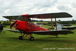 G-AJVE @ EGTH - A Gathering of Moths fly-in at Old Warden - by Chris Hall