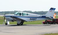 N481T @ LAL - Beech A33 - by Florida Metal