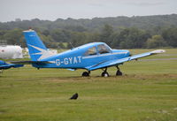 G-GYAT @ EGKR - Gardan GY-80-180 Horizon at Redhill. Ex D-EAZZ - by moxy