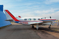 G-FCED @ EGTK - Piper PA-31T2 Cheyenne IIXL [31T-8166013] (Air Medical) Oxford-Kidlington~G 01/10/2011 - by Ray Barber