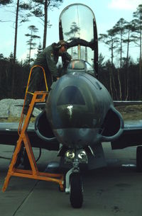 133315 @ ETNJ - A Canadian Armed Forces CT-133 being made ready for a mission from Jever Air base, Germany - by Van Propeller