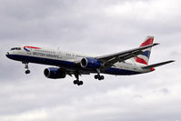 G-CPEO @ EGLL - Boeing 757-236 [28667] (British Airways) Heathrow~G 31/08/2006. On finals 27L. - by Ray Barber