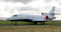 N906TF @ EGPN - At Dundee Riverside Airport EGPN for the Annual Golf Dunhill Links Championships, held at nearby St Andrews. - by Clive Pattle