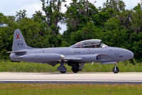 N133DV @ KLAL - Lockheed CT-133AUP Silver Star Mk.3 [T33-610] Lakeland-Linder~N 16/04/2010. Ex Royal Canadian Air Force scheme. - by Ray Barber