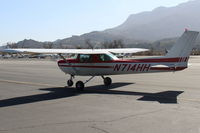 N714HH @ SZP - 1977 Cessna 150M, Continental O-200 100 Hp, taxi off the active - by Doug Robertson