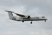 G-ECOE @ EGSH - Landing at Norwich. - by Graham Reeve