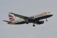 G-TTOB @ EGLL - British Airways Airbus A320-232 on short finals at London Heathrow - by Steve Buckley