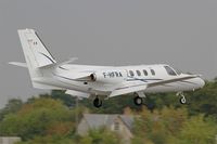 F-HFRA @ LFRN - Cessna 501 Citation, On final rwy 10, Rennes St Jacques airport (LFRN-RNS) - by Yves-Q