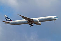 B-KQQ @ EGLL - Boeing 777-367ER [41762] (Cathay Pacific Airways) Home~G 05/06/2015. On approach 27L. - by Ray Barber