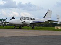 G-AXZP @ EGTF - Piper PA-23-250 Aztec at Fairoaks. - by moxy