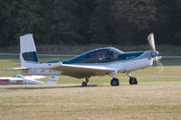 D-EJUW @ EDST - Departing the 2016 Hahnweide Oldtimer Fliegertreffen - by alanh