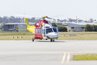 VH-ZXD @ YSWG - Hunter Region SLSA Helicopter Rescue Service Limited (VH-ZXD), which will be operated on behalf of Ambulance Service of New South Wales, Leonardo S.P.A AW139 at Wagga Wagga Airport. - by YSWG-photography