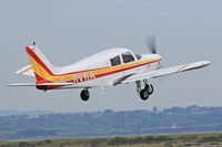 G-RVRA @ EGCK - Cherokee, Caernarfon based, previously N4459X, G-OWVA, seen departing runway 07.