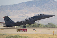90-0240 @ KBOI - 391st Fighter Sq., Bold Tigers, 366th Fighter Wing, Mountain Home AFB, Idaho. - by Gerald Howard