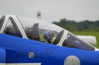 E85 @ LFOA - Dassault-Dornier Alpha Jet E (F-UGFF), Athos 08 of Patrouille de France 2016, Avord Air Base 702 (LFOA) Open day 2016 - by Yves-Q