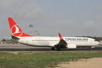 TC-JHT @ LMML - B737-800 TC-JHT Turkish Airlines - by Raymond Zammit