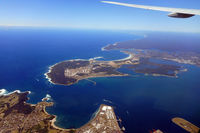ZK-OKM - Approaching Sydney (end of runway in lower right corner), coming from Auckland - by Micha Lueck