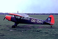 OO-DKC @ EBZW - Piper L-21B-135 Super Cub [18-3602] Genk-Zwartberg~OO 20/05/1982. From a slide. - by Ray Barber