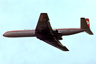 G-APMB @ EGKK - De Havilland DH.106 Comet 4B [6422] (Dan-Air London) Gatwick~G 30/04/1978. From a slide. - by Ray Barber