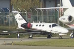 F-HAHA @ EGGW - 2012 Cessna Citation 510 Mustang, c/n: 510-0405 at Luton - by Terry Fletcher