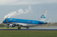 PH-EXG @ EHAM - KLM Cityhopper Embraer 175STD taking off from Schiphol airport, the Netherlands - by Van Propeller