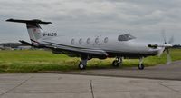 M-ALCB @ EGHH - About to taxi from Pilatus Centre - by John Coates