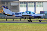 G-ENST @ EGBP - SportCruiser, Enstone Oxfordshire based, seen landing on runway 26. - by Derek Flewin