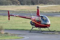 G-OCOV @ EGFH - Resident R22 Beta II operated by HeliAir Wales. - by Roger Winser