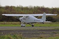 G-ZASH @ EGFH - Ikarus, Gower Flight Centre, seen doing power checks prior to departing runway 28 for circuits.