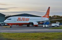 EI-EFW @ EGHH - Just repainted to Jeju Air livery - by John Coates