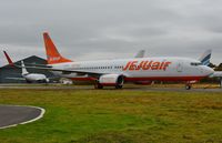 EI-EFW @ EGHH - Taxiing to depart after repaint to Jeju Air livery - by John Coates