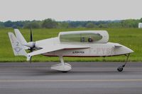 F-PYSM @ LFOA - Rutan VariEze, Taxiing to holding point rwy 24, Avord Air Base 702 (LFOA) Open day 2016 - by Yves-Q