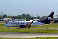 XA-ZAM @ CYUL - Boeing 737-852 [35120] (Aeromexico) Montreal-Dorval Int'l~C 07/06/2012. Suffering from a bit of heat haze. - by Ray Barber