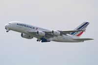 F-HPJB @ LFPG - Airbus A380-861, Take off rwy 08L, Roissy Charles De Gaulle airport (LFPG-CDG) - by Yves-Q