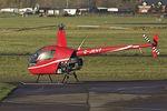 G-JKHT @ EGBJ - 1999 Robinson R22 Beta, c/n: 2947 at  Staverton - by Terry Fletcher