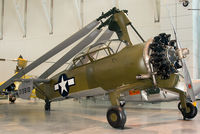 42-13610 @ KIAD - Experimental Autogiro on display in the Vertical Flight exhibition at the Steven F. Udvar-Hazy Center, National Air and Space Museum. These series of Autogiros were difficult to handle, leading to several accidents. - by Arjun Sarup