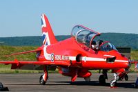 XX244 @ LFSX - Royal Air Force Red Arrows Hawker Siddeley Hawk T.1A, Luxeuil-Saint Sauveur Air Base 116 (LFSX) Open day 2015 - by Yves-Q
